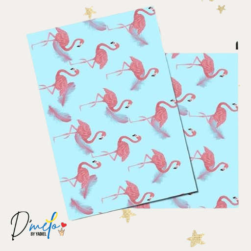 Blue Flamingo 10x13in (10pcs)